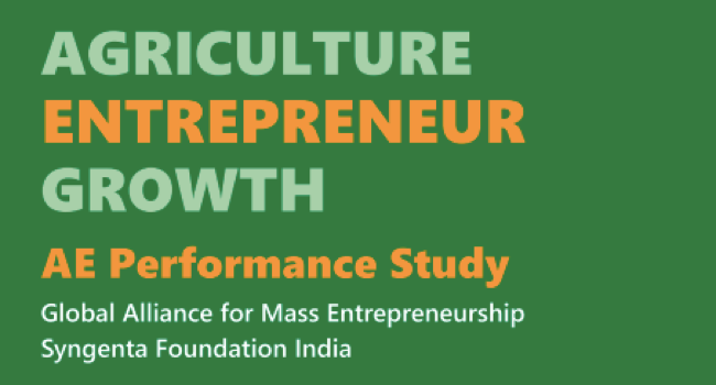Agriculture Entrepreneur Growth – AE Performance Study