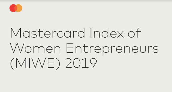 Mastercard Index of Women Entrepreneurs (MIWE) 2019