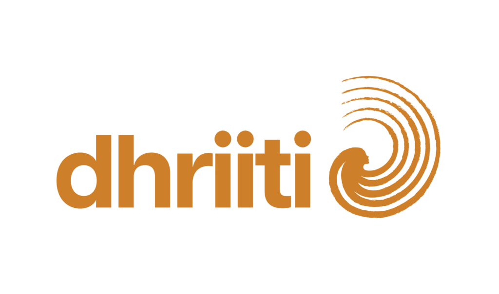 Dhriiti Tertiary 1 Logo Saffron