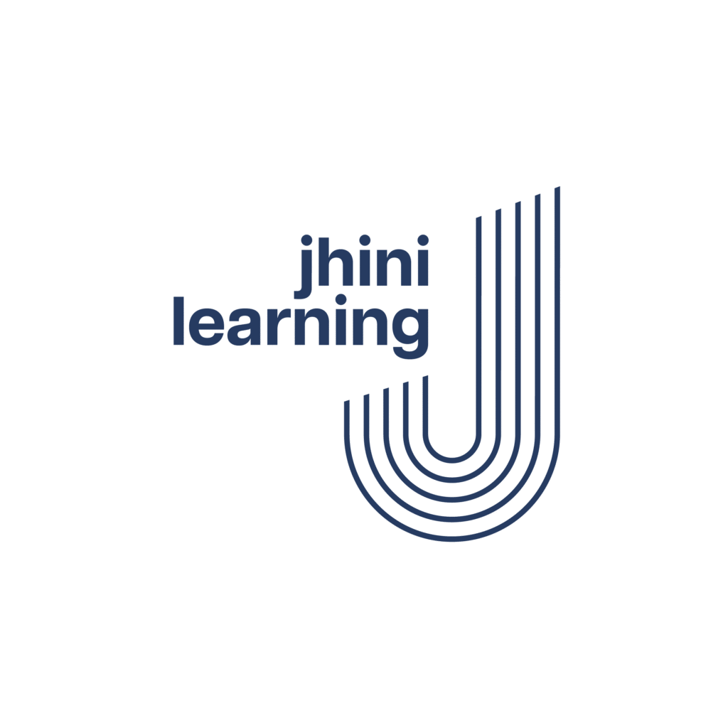 Jhini Learning Primary Logo Blue